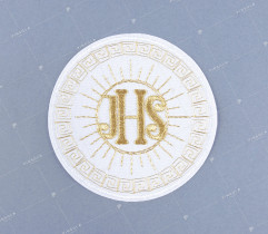 Emblem - communion host, gold 