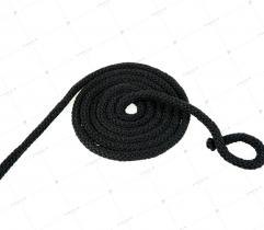 Cord - cotton, black 5 mm (414)