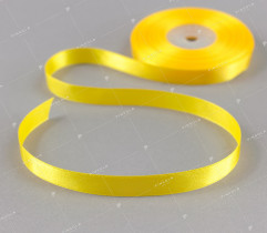 Wstążka atłasowa żółty 12,5 mm (536)
