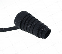Rubber - woven, black, 20 mm (246)    