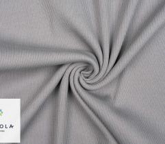 Rib Knit Fabric Tubular 60 cm - Light Grey