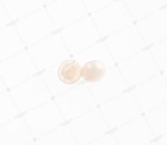 Knopf 10 mm Perle - schmutzig rosa 