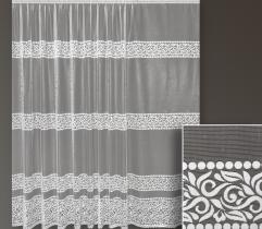 Metric lace curtain - leaf pattern 250 cm