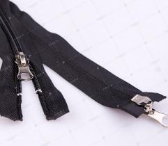 Open Ended Zipper 2-slide 75 cm  - Black