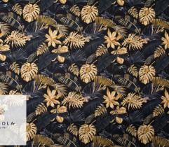 Oxford PU Woven Garden Fabric - Gold Jungle 2Lm+1,7Lm+1,3Lm