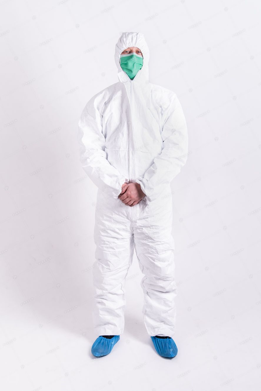 Protective Suit Tyvek Material Size S/M