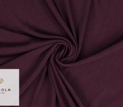 Woven Panama Fabric Thick - Purple Plum