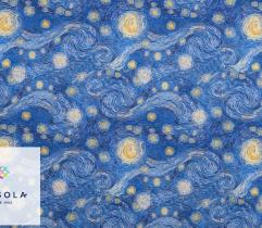 Silki Stoff - Sternennacht von Vincent van Gogh