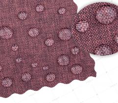 Oxford PU 600 Woven Garden Fabric Melange Linen - Amaranth