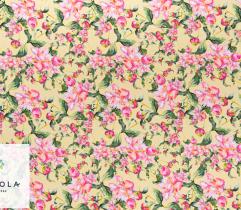 Woven Fabric Barbie - Summer Flowers 0,8 Lm 