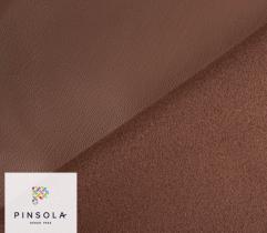 Faux Leather Coupon 37x35 - Brown