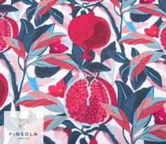 Silki fabric - Pomegranate Orchard