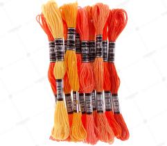 Embroidery Floss - Oranges and reds