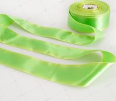 38 mm satin ribbon - lime green