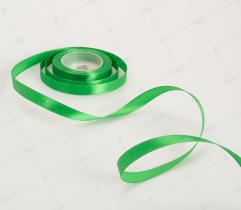 Satin ribbon 10 mm - green