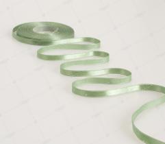 Satin ribbon 6 mm - olive green