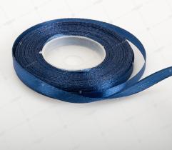 Satin ribbon 6 mm - navy blue