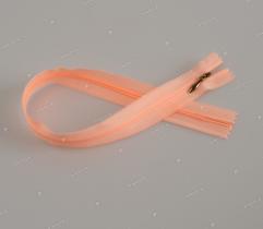 Bedeckter Spiralverschluss 35 cm - Neon Peach