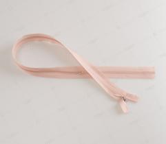 Covered Spiral Zipper 55 cm - powder pink